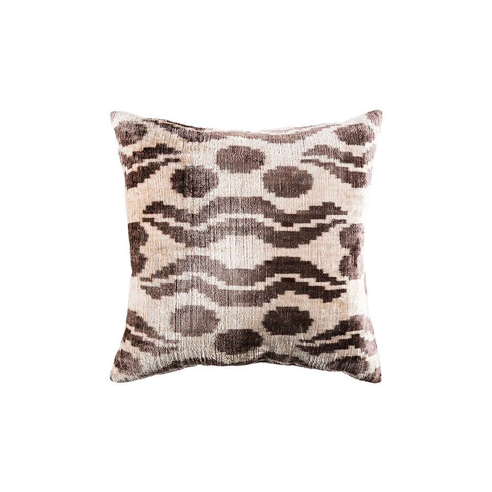 Silk Velvet Pillow - Smoky Rose