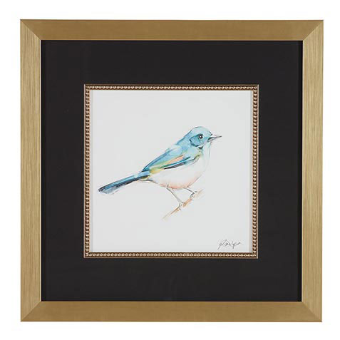 Watercolor Songbird I