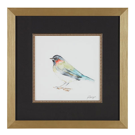 Watercolor Songbird II