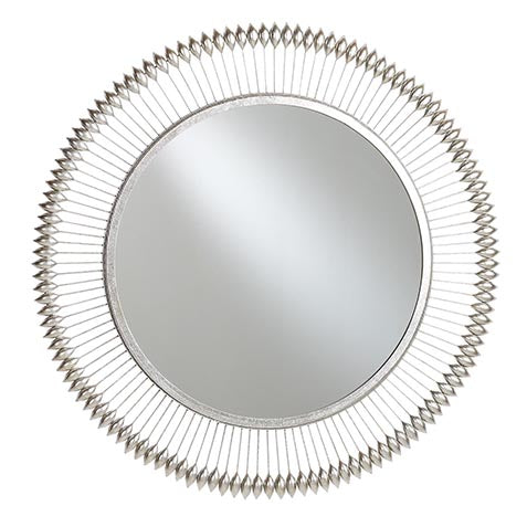 Silver Spindle Mirror