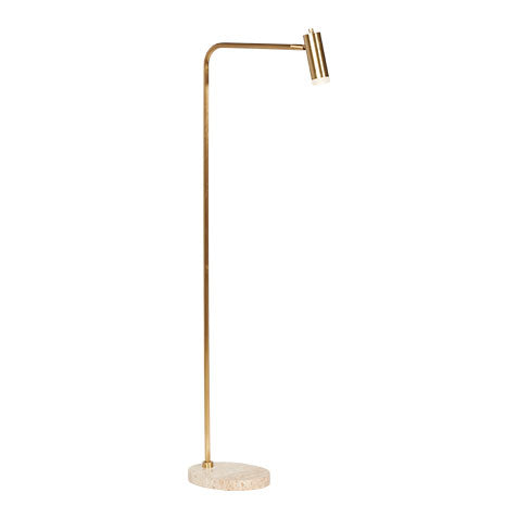Denten Brass Floor Lamp