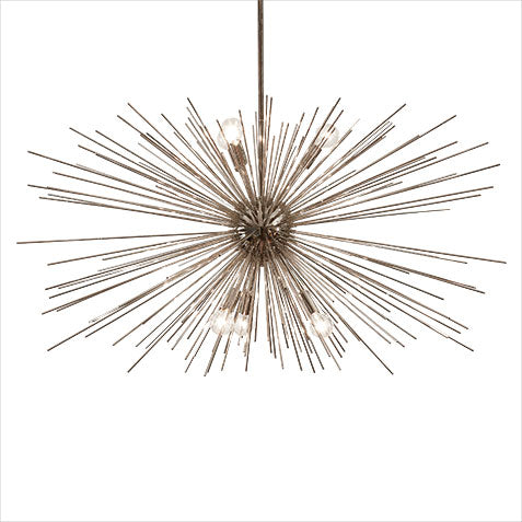 Starburst Nickel Chandelier