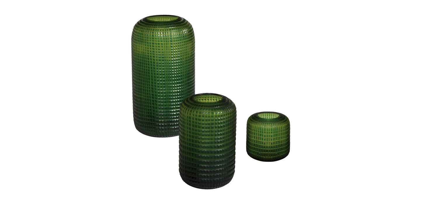 Lucira Emerald Vase - Medium