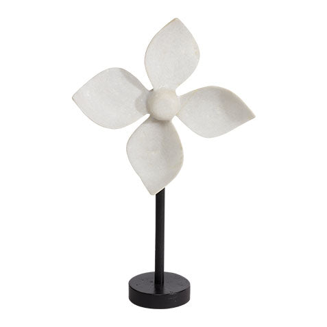 Marble Flower on Stand