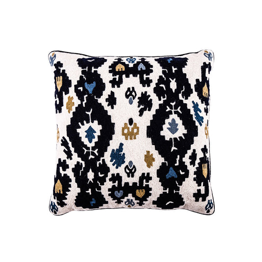 Crewel Ikat Pillow