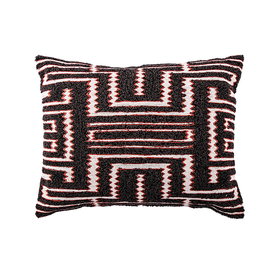 Modern Tribal Boucle Pillow