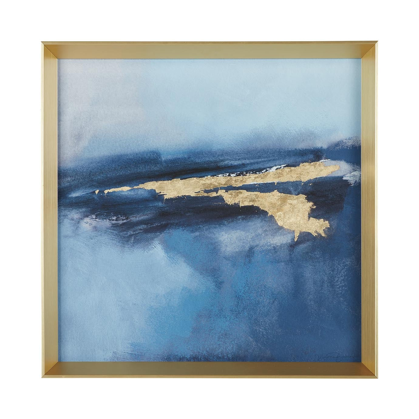 Gold and Blue Seal I