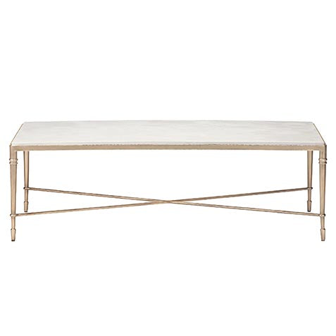 Valeria Rectangular Stone Top Coffee Table