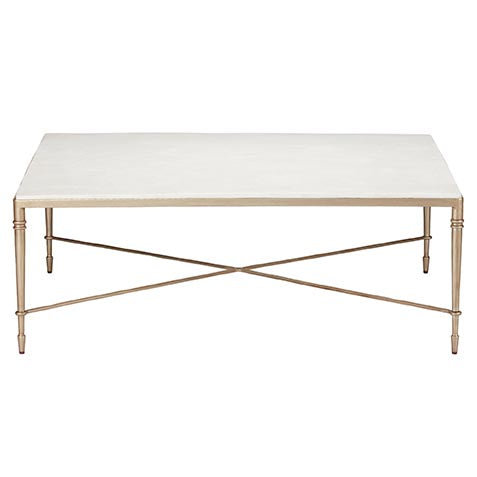 Valeria Stone Top Square Coffee Table