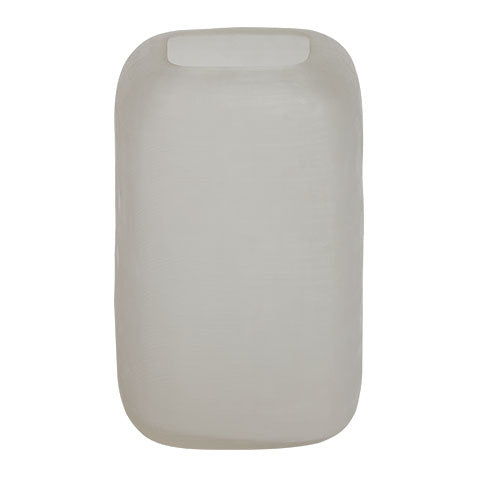 Pazza White Glass Vase