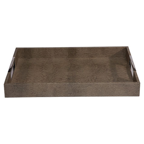 Rectangular Leather Tray