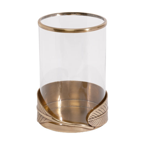 Brass Leaf Hurricane - Large