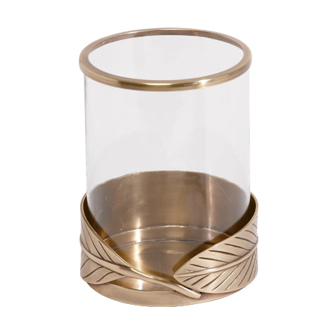 Brass Leaf Hurricane - Medium