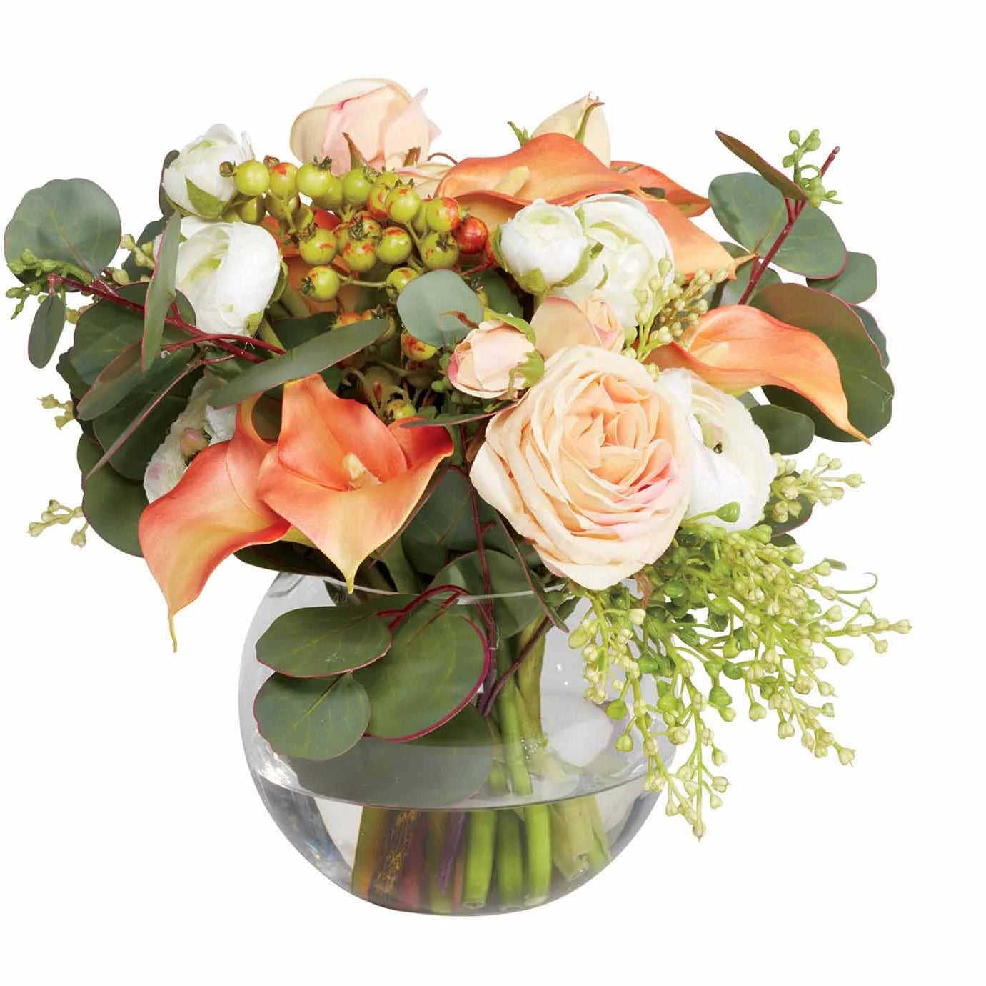 Lily Mix in Fishbowl Vase