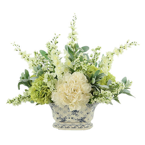 Hydrangea Byzantia in Cache Pot