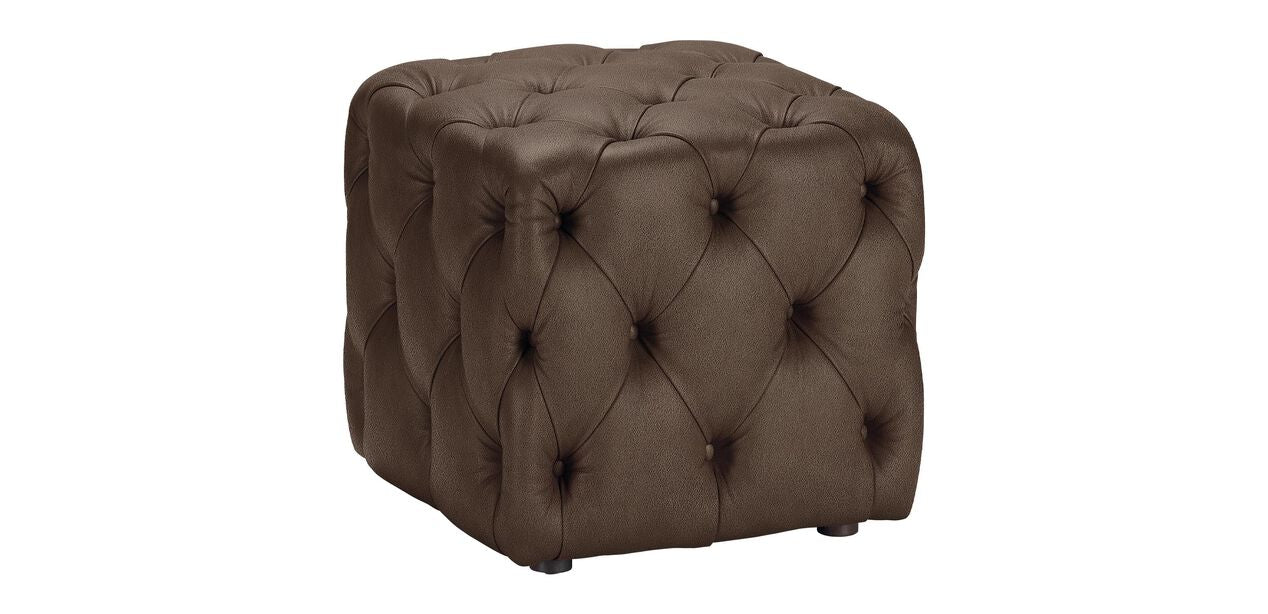 Callahan Leather Ottoman